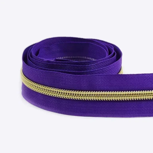 Nylon Reißverschluss Meterware DIY Kleidung Taschen Reparatur 5/10/20m Länge
