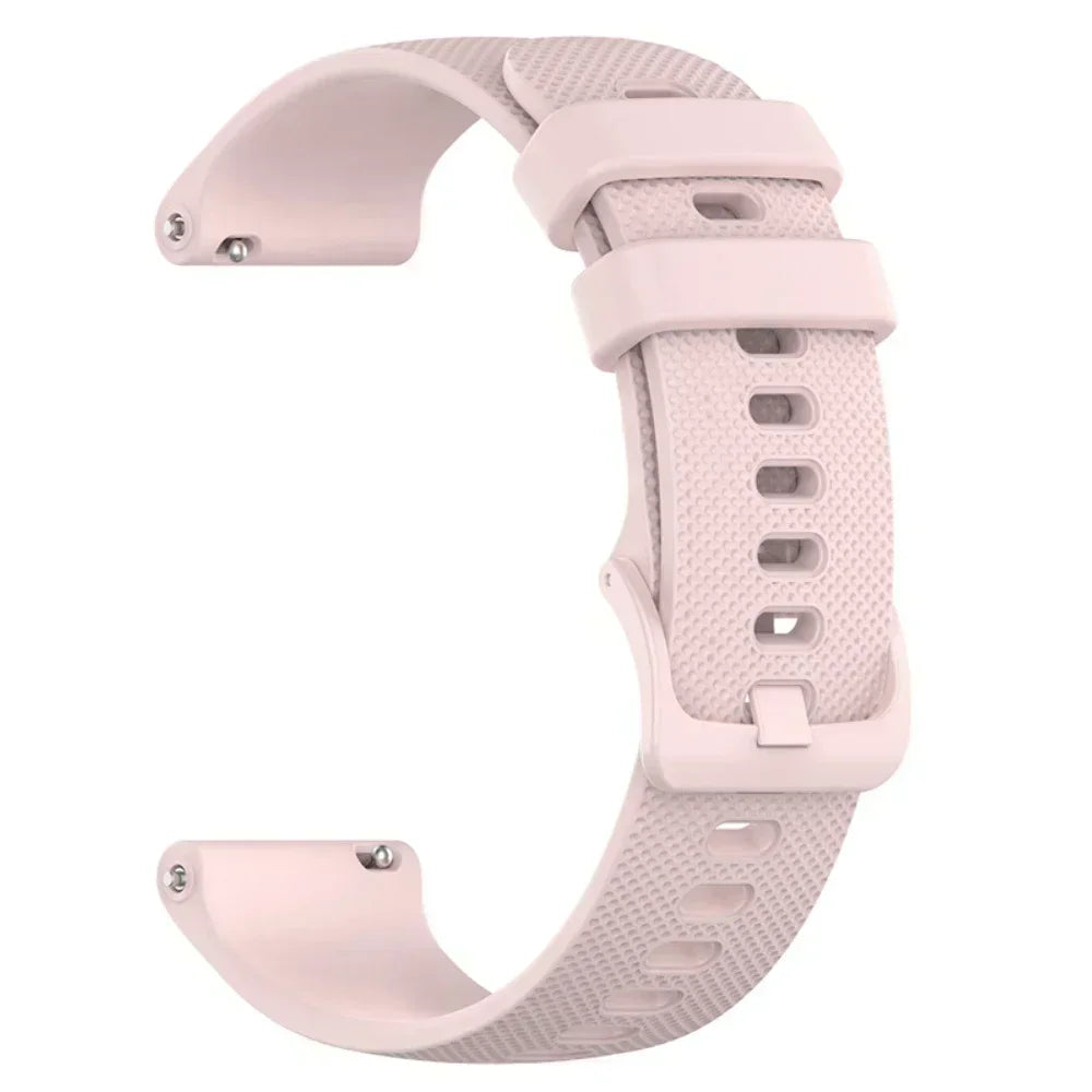 Flexibles Silikon-Sportarmband 20/22 mm – Komfort - Halt für Garmin - Co.