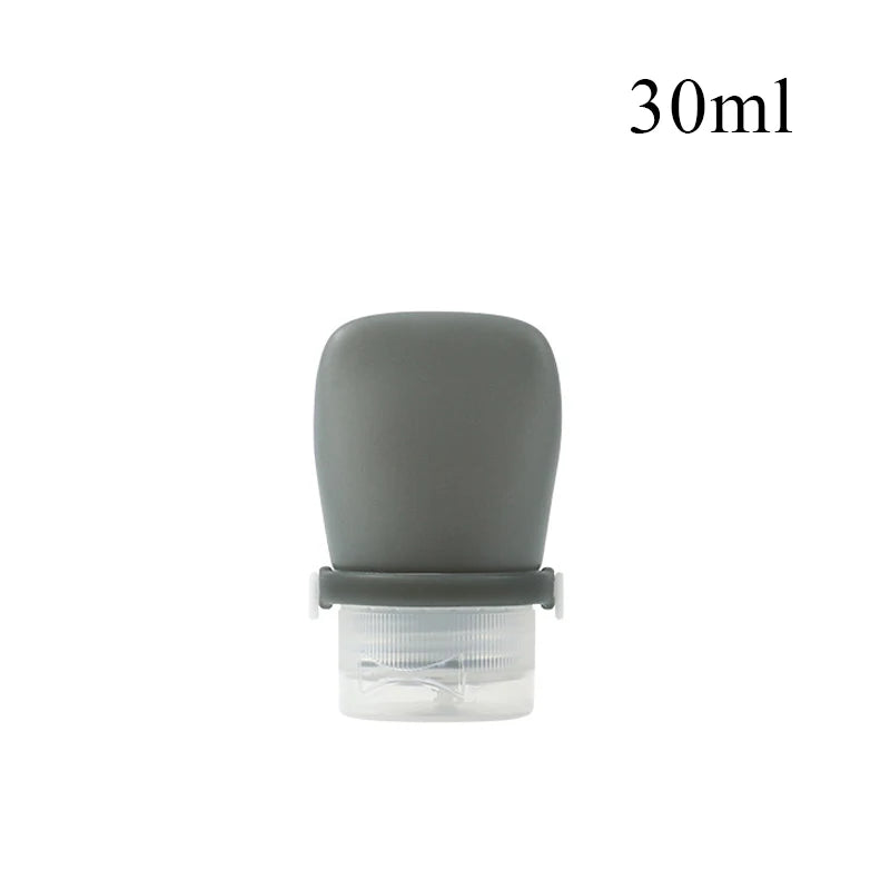 Auslaufsichere Silikon-Reiseflasche 30-90ml – flexibel, nachfüllbar - kompakt