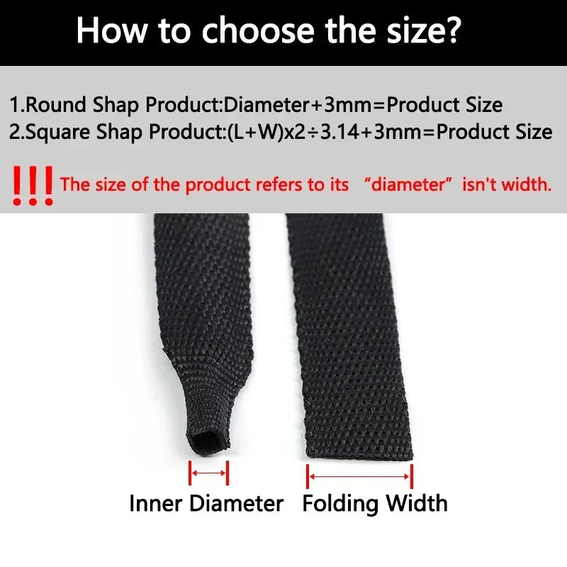Geflochtene Kabelhülse Nylon Flammhemmend Kabel Schutz Isolierung Organizer