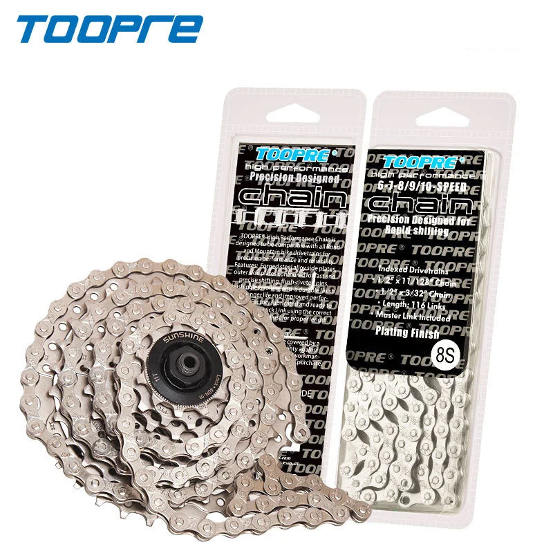 Korrosionsbeständige MTB-Kette für 6-12 Speed, langlebig - präzise – 11 Abschnitte