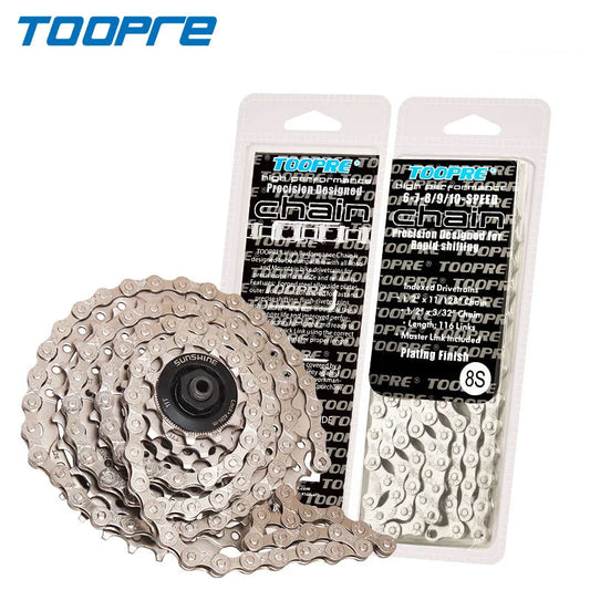 Korrosionsbeständige MTB-Kette für 6-12 Speed, langlebig - präzise – 11 Abschnitte