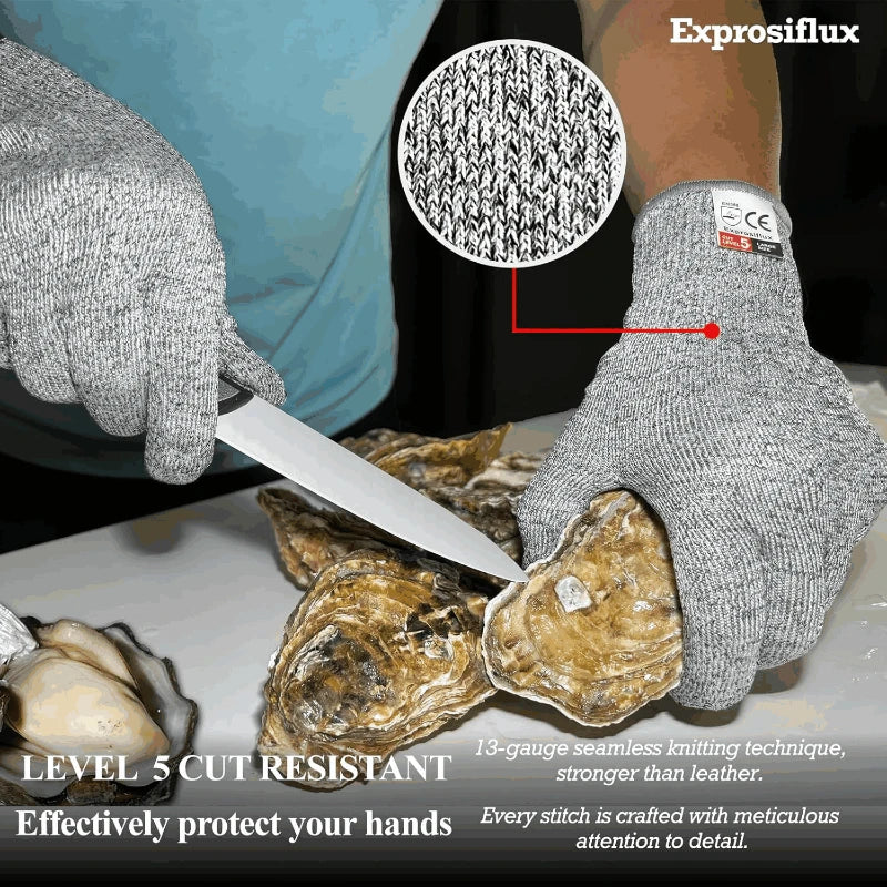 Schnittfeste HPPE Handschuhe Schutz Guantes Gartenarbeit - Küche