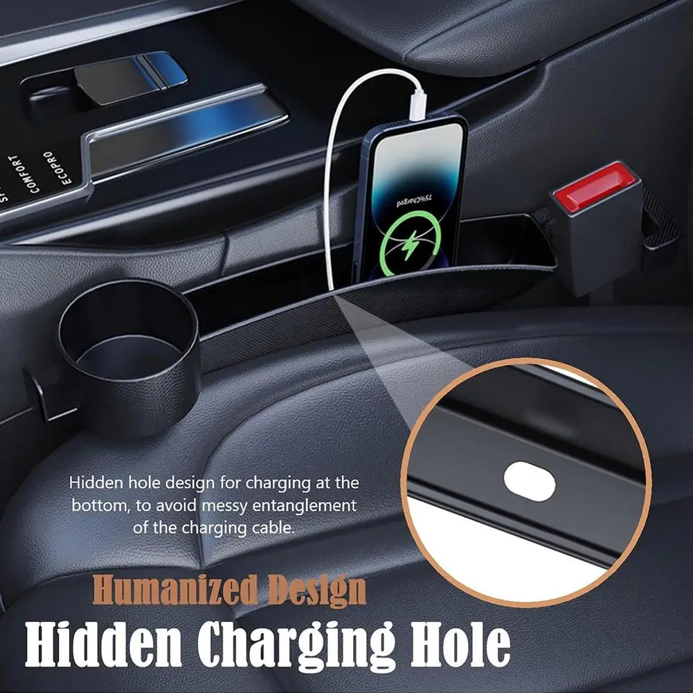 Multifunktionaler Autositz-Lückenfüller 4-in-1 Organizer