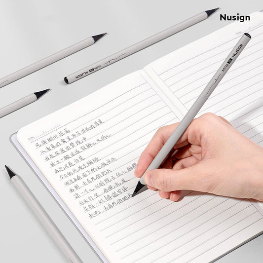 Präzise - Nachhaltig: 10 schwarze Holzstifte HB - 2B für Schule - Büro