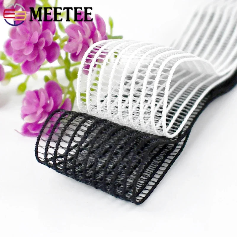 Elastisches Mesh-Gummiband 10/20m, 20-50mm – DIY Nähzubehör Kleidung