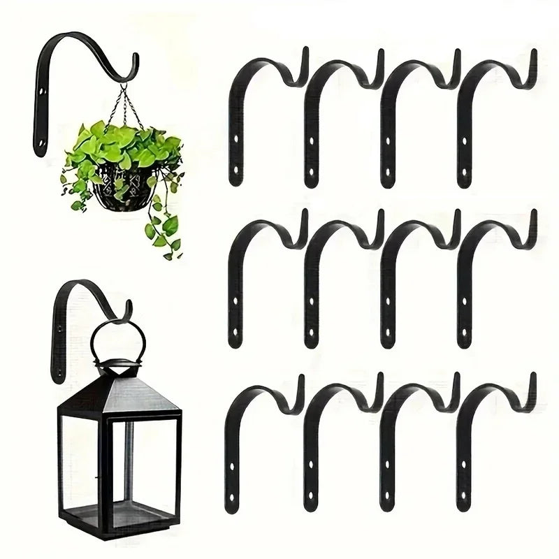 Robuste J-förmige Metallhaken – vielseitig für Garten, DIY - Haushalt Set