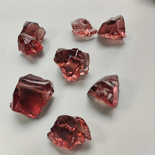 Vielseitiges weinrotes Glas für Deko und Schmuck DIY