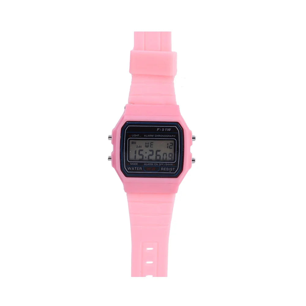 Digitale LED Armbanduhr – Quadratisch, Sport Business Silikon für Damen Herren