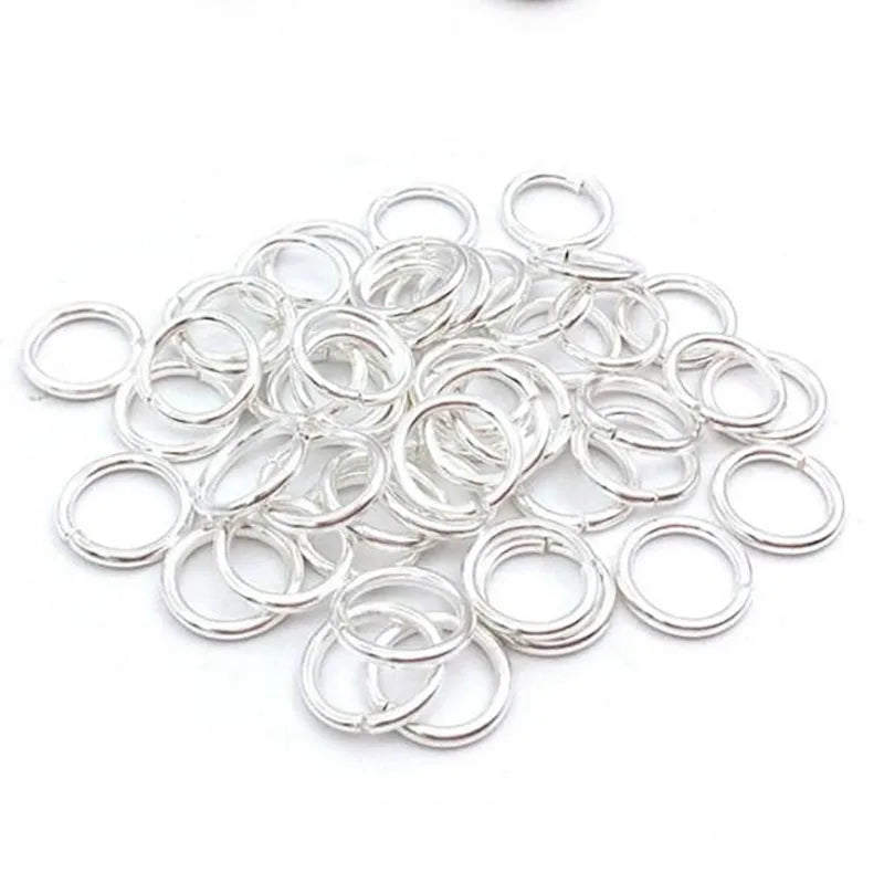200 Teile Metall Jump Split Ringe 3-12mm für Schmuck DIY Zubehör