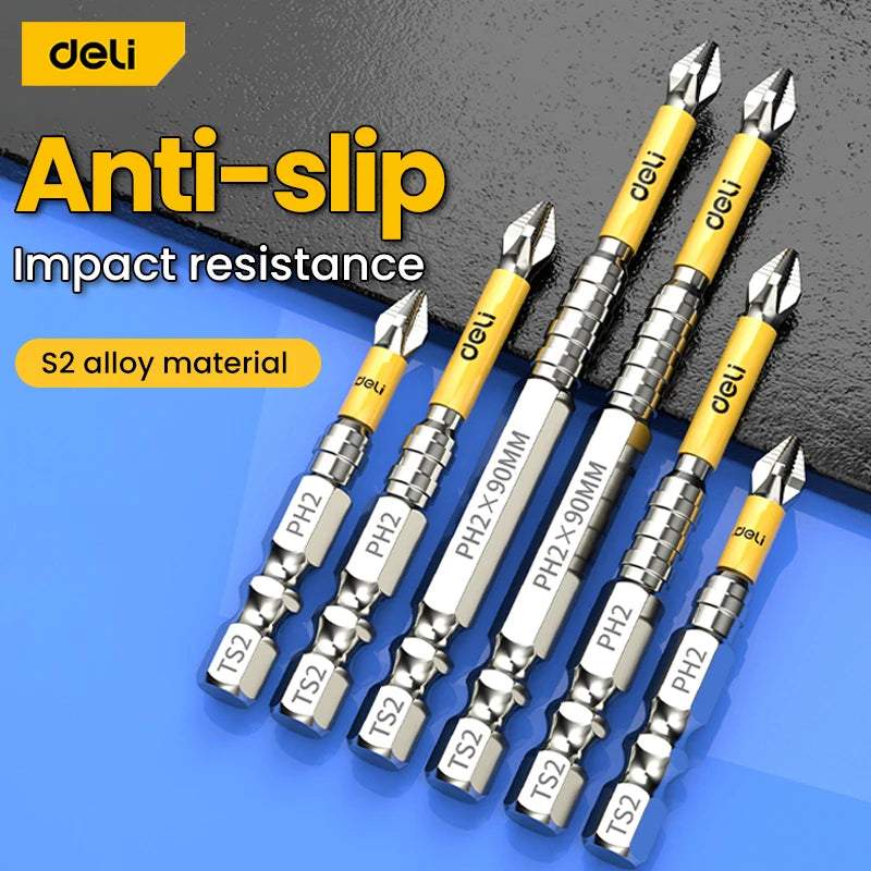 5PCS Magnetische Bits Set aus Chrom-Vanadium Stahl – Stark, Präzise, Langlebig