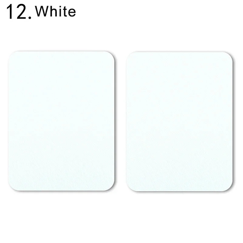 4er Set farbige Bügel-Patches aus Baumwolle zur Kleidungsreparatur 12,5x9,5cm