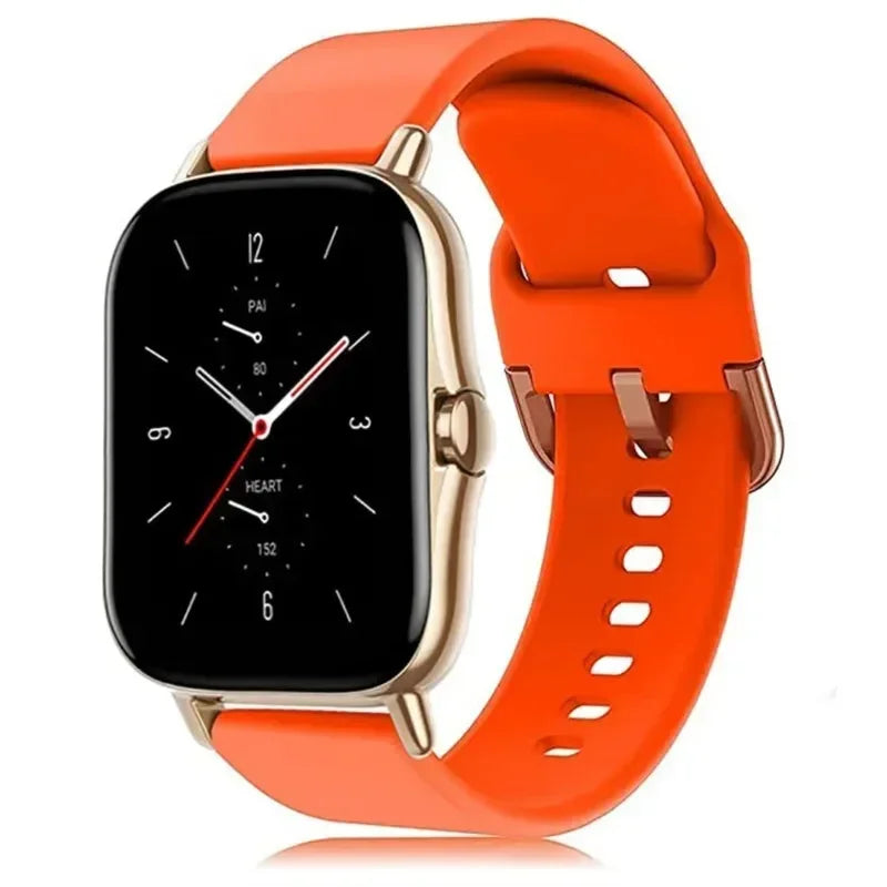 Silikon Uhrenarmband 20/22mm kompatibel mit Smartwatches und Sportuhren