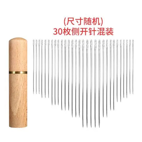 30 Stück nadelfreie Nadeln aus Edelstahl für einfaches Handnähen-Yabubest - Home & More