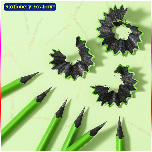 10er Set vorgespitzte HB Holzbleistifte mit Radiergummi für Schule - Büro