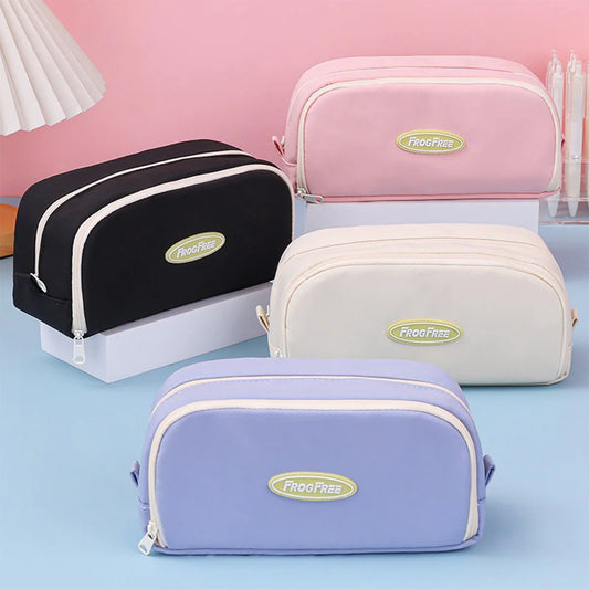 Doppelschichtiges Federmäppchen mit großer Kapazität für Grundschüler