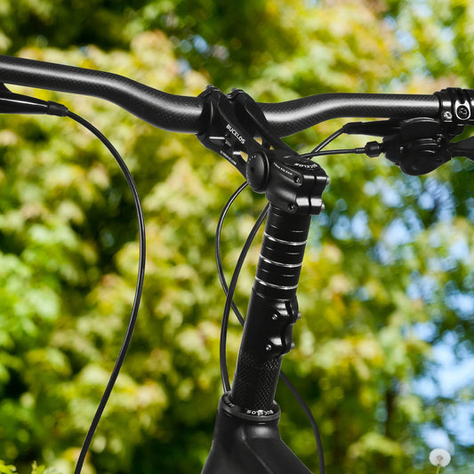 Fahrrad Vorbau Verlängerung 100-210 mm Aluminium Lenker Extender Adapter