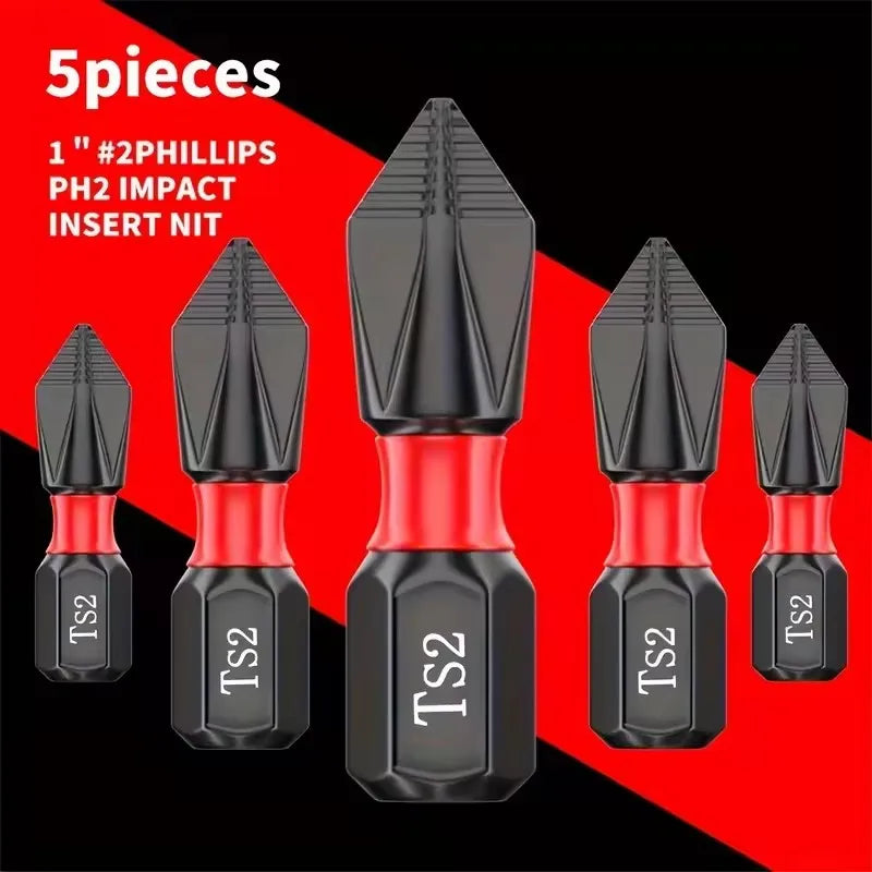 20-teiliges magnetisches PH2 Schraubendreherkopf-Set – robust - rutschfest