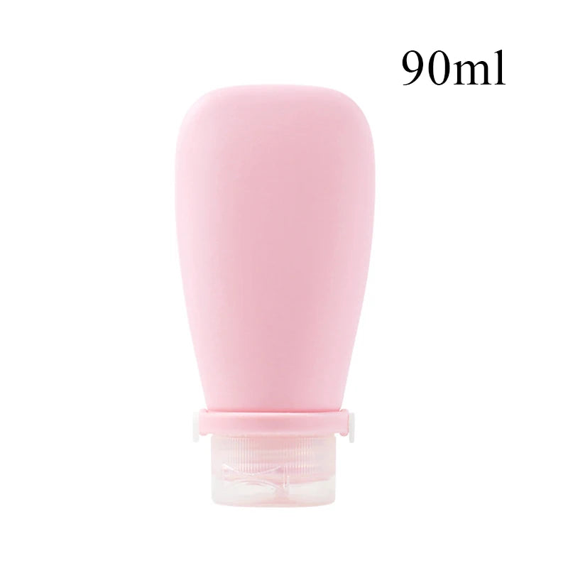 Auslaufsichere Silikon-Reiseflasche 30-90ml – flexibel, nachfüllbar - kompakt