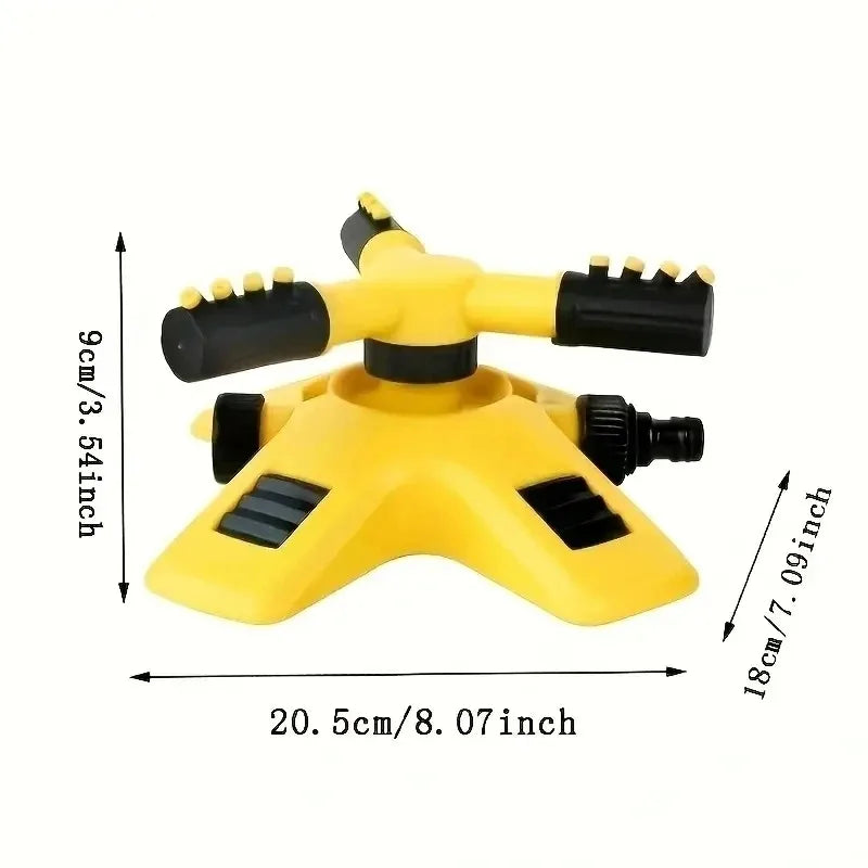 Effizientes 360° automatisches Wasserrohr-Set für große Garten- und Rasenflächen