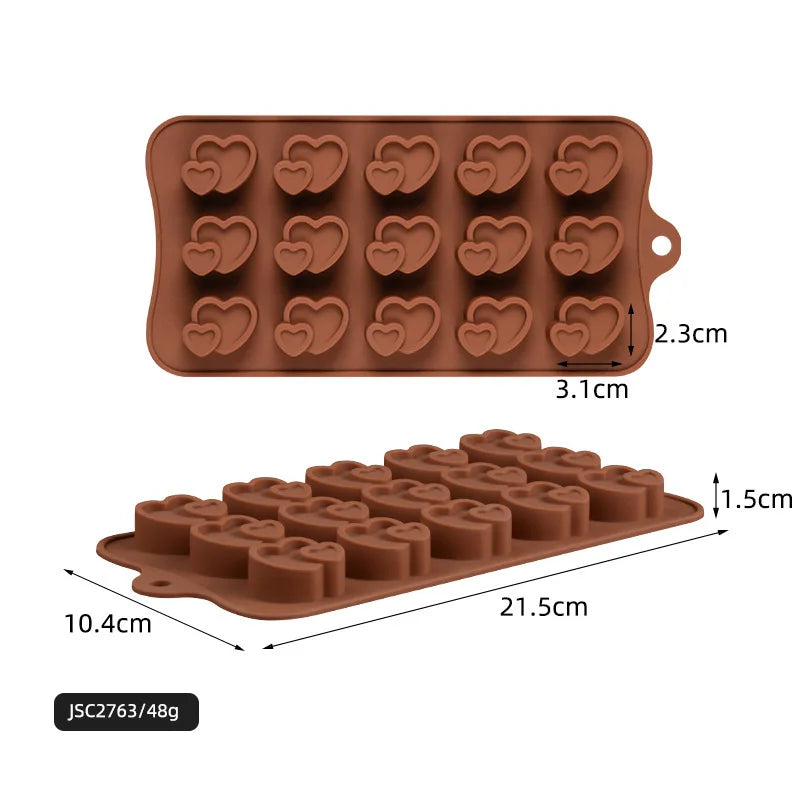 Flexible Silikon Kuchenform für Süßwaren Backen – Antihaft - Umweltfreundlich