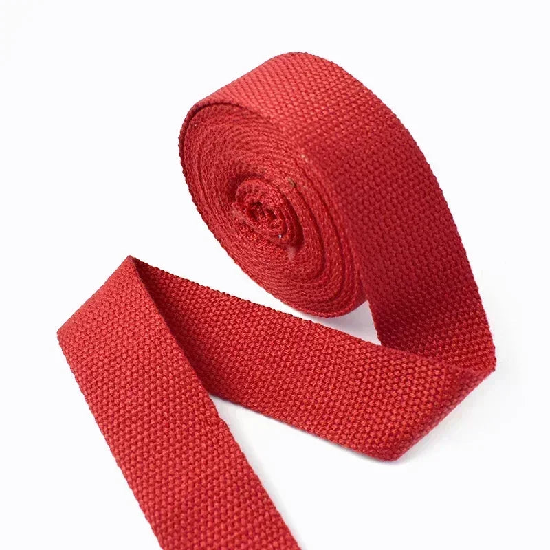 4M Polyester/Nylon Gurtband 1.3mm dick, 20-50mm breit für DIY Nähen Rucksäcke
