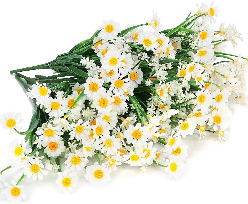 UV-beständige künstliche Gänseblümchen für Innen- und Außendekoration