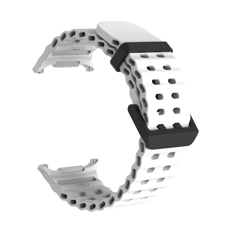 Marine Silikonarmband für Samsung Galaxy Watch Ultra 47 mm 2025 Modell