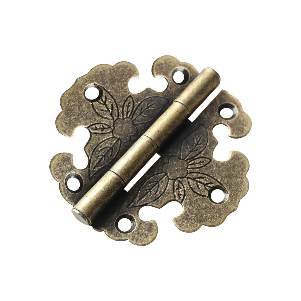 Kupfer Antik-Eisenblech Scharnier für Kleiderschrank Möbelbox 8x8cm