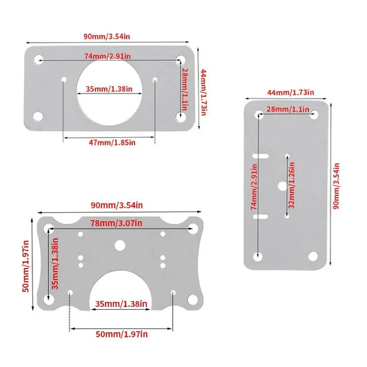 Metall Reparaturset für Schrankscharniere mit Schrauben – einfache Montage