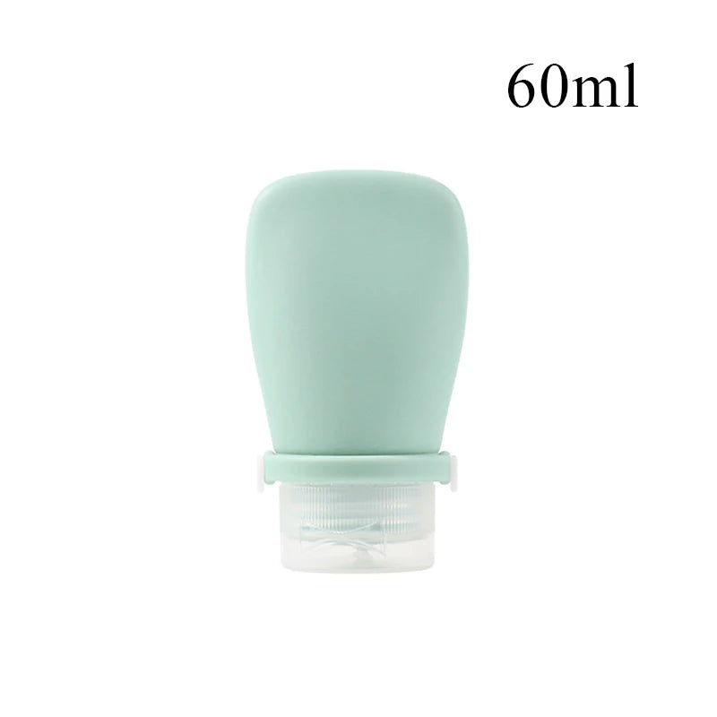 Auslaufsichere Silikon-Reiseflasche 30-90ml – flexibel, nachfüllbar - kompakt