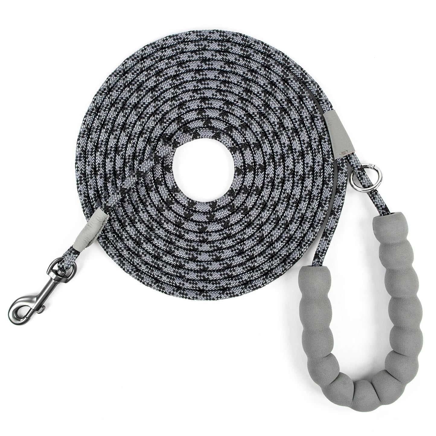 Sichere reflektierende Hundeleine mit Schnellspanner, robust - langlebig – 1,2-5m