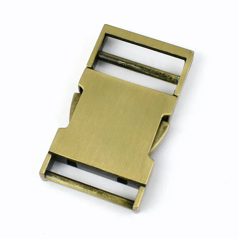 3er Set Metall Schnallen Verschluss 19 25 32 38mm für Rucksack Gürtel