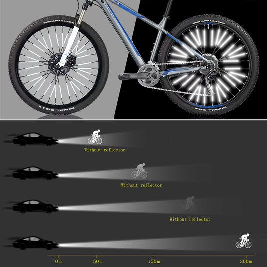36-teiliges Fahrrad-Set mit Speichenreflektoren für bessere Sicht bei Nacht - Yabubest - Home & More