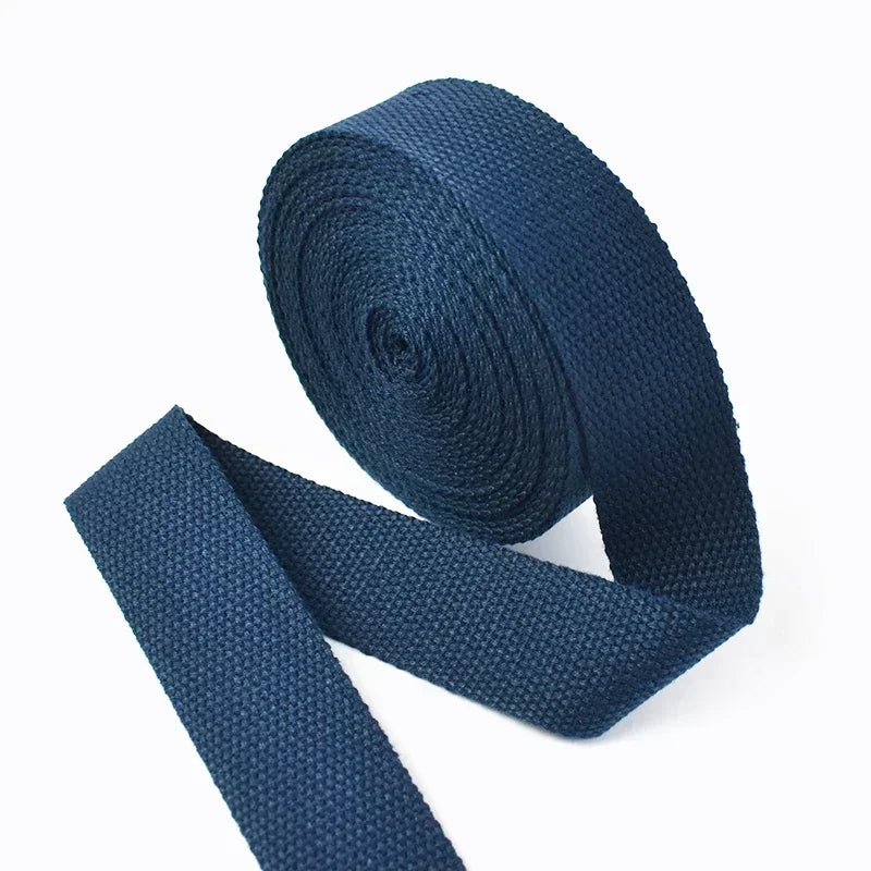 4M Polyester/Nylon Gurtband 1.3mm dick, 20-50mm breit für DIY Nähen Rucksäcke