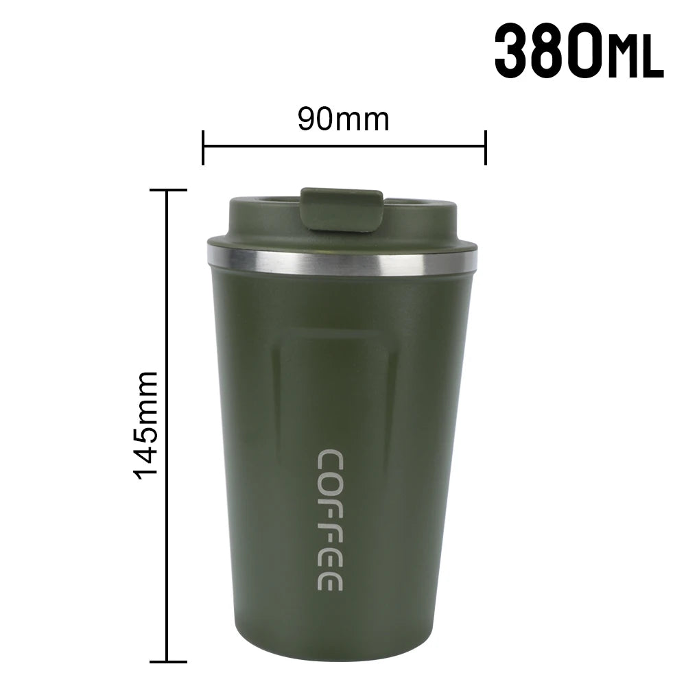Isolierter Edelstahl Thermobecher 380ml oder 510ml
