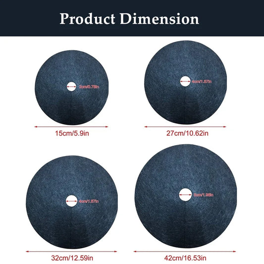 Vlies Baum Mulch Ring Unkrautbarriere – Effektiver Wurzel - Pflanzenschutz