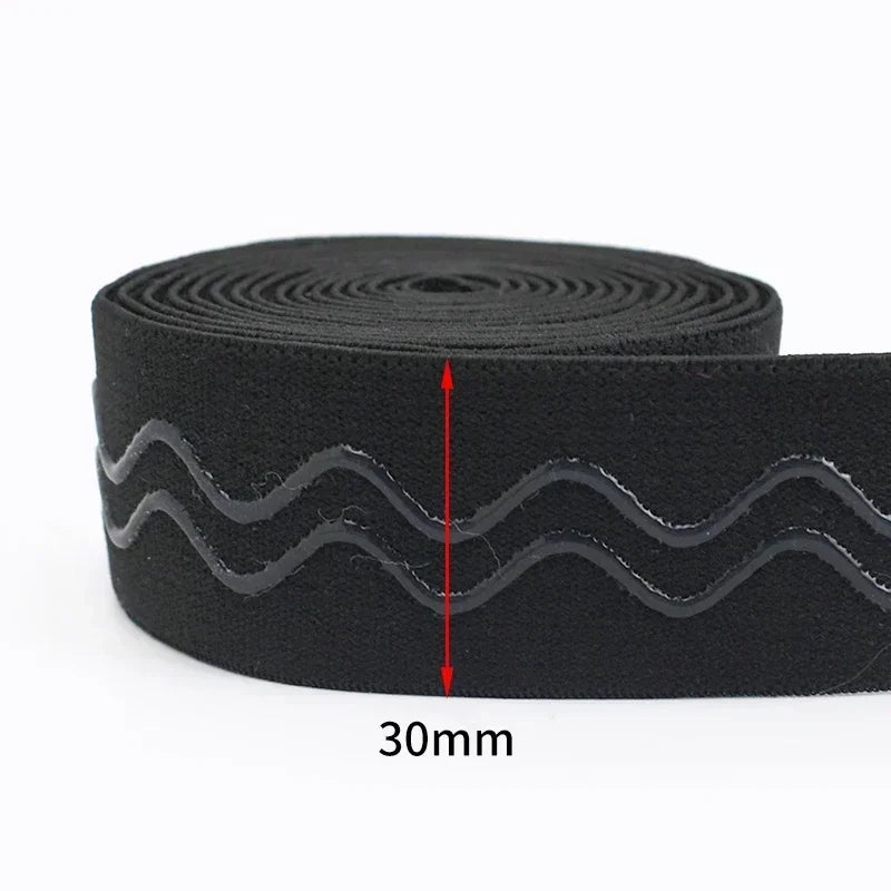 Elastisches Gurtband 20-50mm als Anti-Rutschband für Gürtel und Kleidung