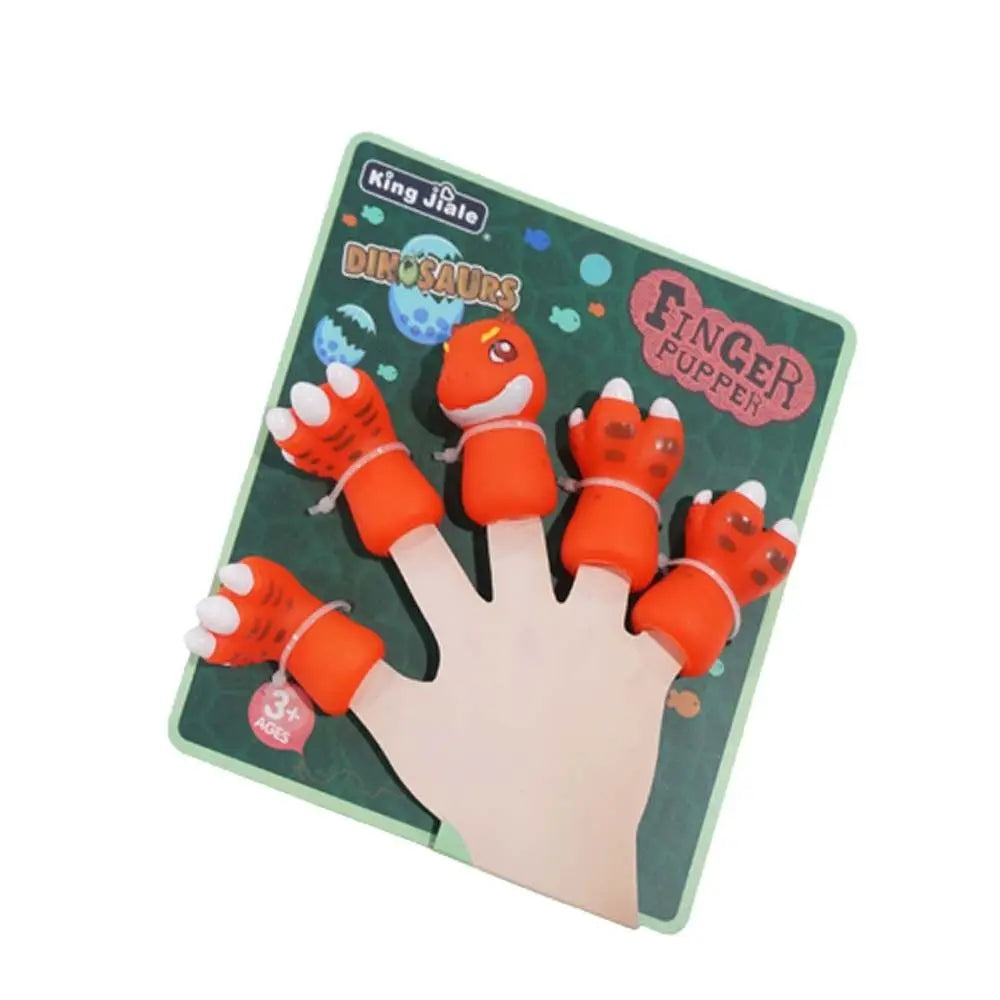Fingerpuppen Puppenspielzeug Dinosaurier Tierkopf Handschuhe Spielzeug