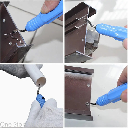 Präzisions-Entgratungsset mit 10 Klingen für Metall, Holz - Kunststoff