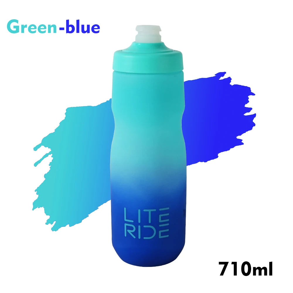 Robuste Fahrradflasche 610/710 ml – BPA-frei, tropffrei, ideal für MTB - Outdoor