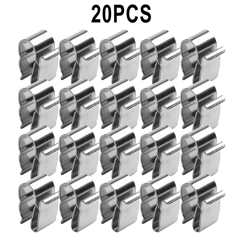 50 oder 20 Stück Solar Panel Drahtclips für 2x6mm Edelstahl Kabel