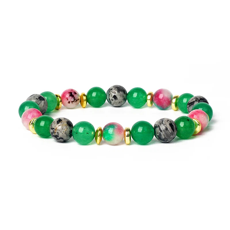 Citrin Aventurin Kristall Armband: Feng Shui Glück & Reichtum für Unisex