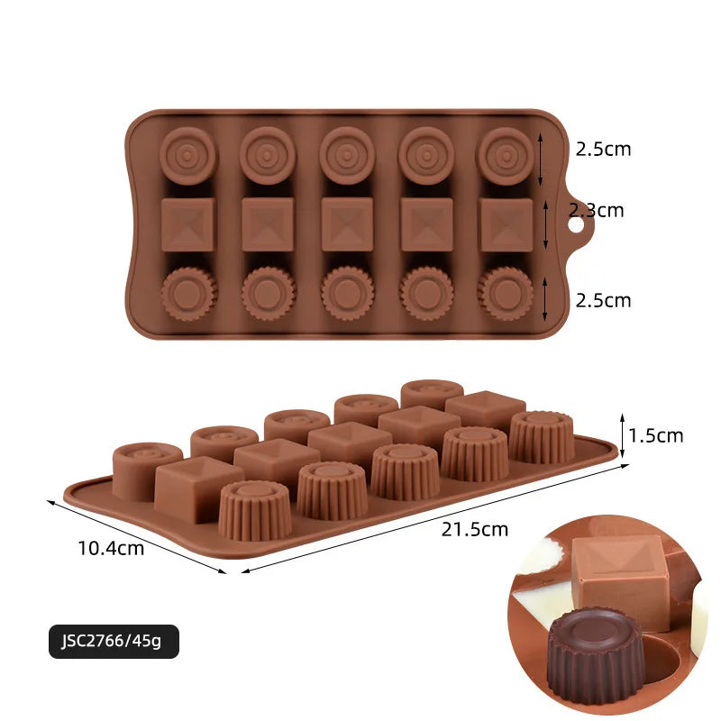 Flexible Silikon Kuchenform für Süßwaren Backen – Antihaft - Umweltfreundlich