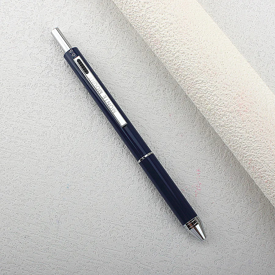 4-in-1 Multifunktions-Luxusstift Metall 3-farbiger Kugelschreiber Druckbleistift