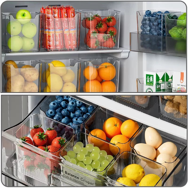 Kühlschrank Lagerungsbox für Lebensmittel Gemüse Obst Eier Organizer
