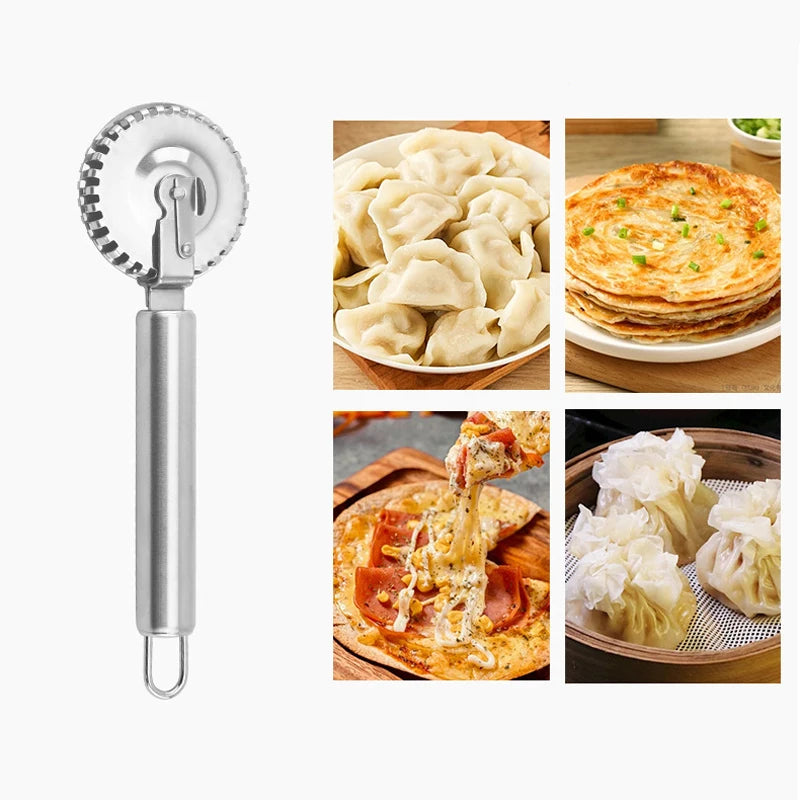Edelstahl Teigschneider - Präger – Backen, Ravioli - Gebäck perfekt formen