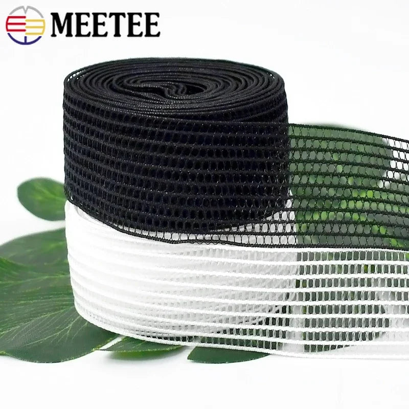 Elastisches Mesh-Gummiband 10/20m, 20-50mm – DIY Nähzubehör Kleidung