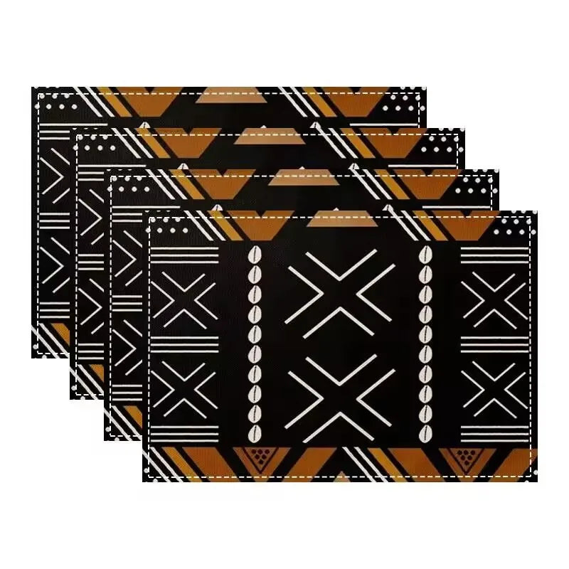 Moderne Geometrische Tischsets Waschbar Wasserdicht für Esstische