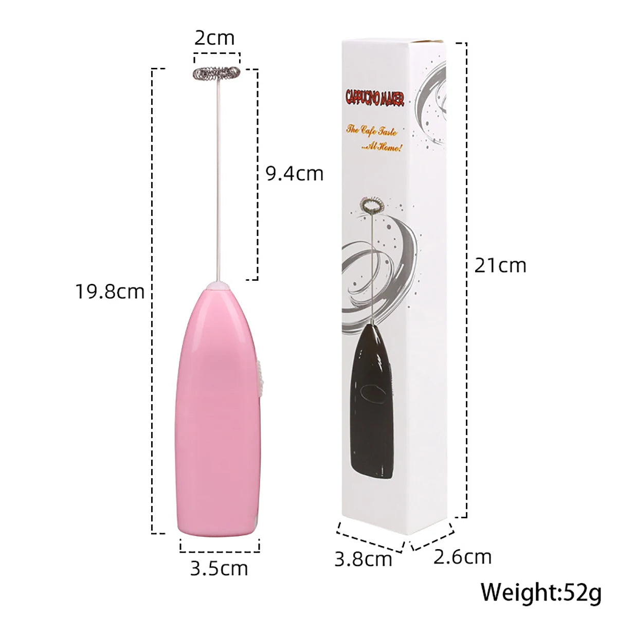 Handheld elektrischer Mini Schneebesen für schnelles Mixen und Rühren